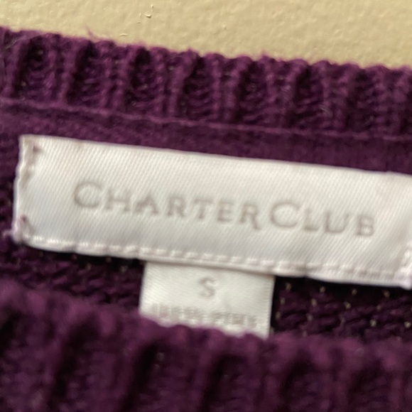 Charter club purple/ plum sweater - Picture 2 of 2
